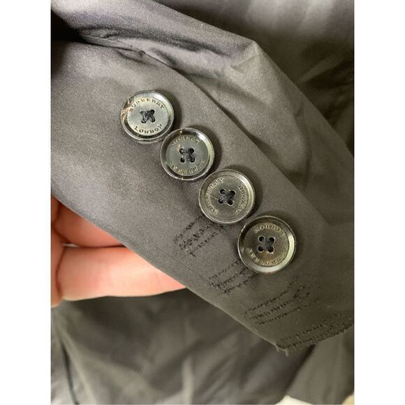 Burberry London blazer jacket vented black nova check women’s size 50 / US 16 - Picture 11 of 13